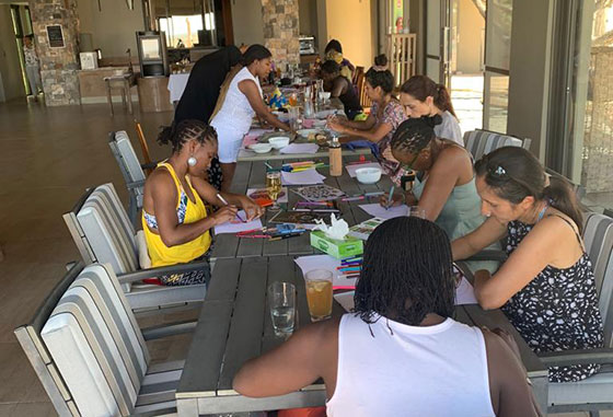 Mandalas Long Table Namibia